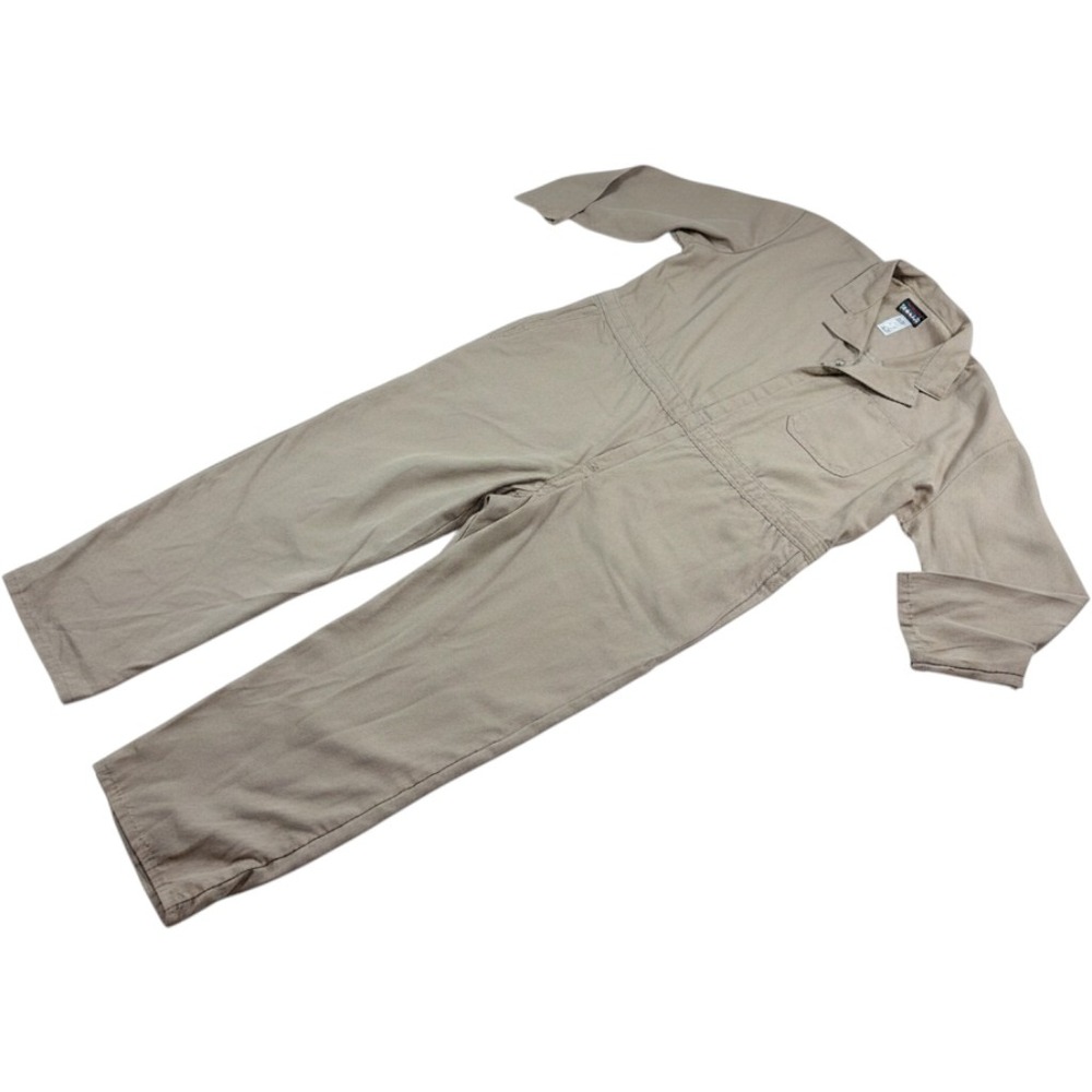 Bulwark FR Khaki Nomex Kevlar Coveralls  Size 56 RG Flame Resistant Tan